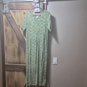 Nomadic Traders Green Floral Midi Dress